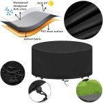 Waterproof Round Garden Furniture Chair Covers