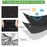 Heavy Duty Round Garden Table Cover 190x80cm