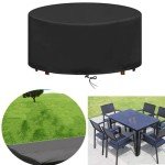 Waterproof Round Garden Furniture Chair Covers