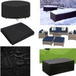 Waterproof Round Garden Furniture Chair Covers