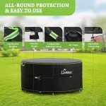 Heavy Duty Round Garden Chair Covers with Vent