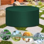 Waterproof Round Garden Chair Covers - Ø102x71cm
