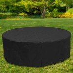 Heavy Duty Waterproof Garden Chair Cover, Black