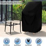 Waterproof Garden Stacking Chair Covers - Heavy Duty