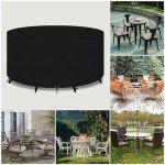 Waterproof Round Garden Table & Chair Cover