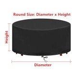 Waterproof Round Garden Furniture Chair Covers
