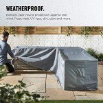 Heavy Duty Waterproof Garden Sofa Cover - L-Shape