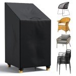 Waterproof Heavy Duty Garden Chair Covers 120x80cm
