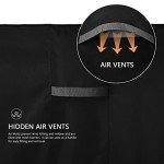 Heavy Duty L-Shape Garden Sofa Cover - Black