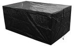 Outdoor Garden Corner Sofa & Table Cover - Black