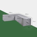 Heavy Duty Waterproof Garden Sofa Cover - L-Shape