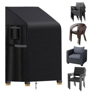 Heavy-Duty Waterproof Garden Chair Covers for 6 Chairs