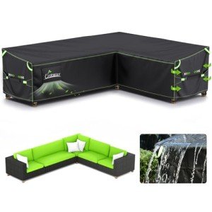 Heavy Duty Waterproof L-Shape Garden Chair Cover