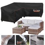 Waterproof L-Shape Garden Sofa Cover 420D