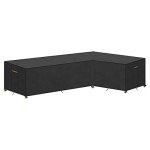 Waterproof L-Shaped Garden Sofa Cover 270x216 cm