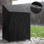 Waterproof Outdoor Garden Chair Cover - Black