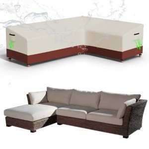 Waterproof L-Shape Garden Chair Covers - 600D Heavy Duty