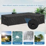 Waterproof L-Shaped Garden Sofa Cover 270x216 cm