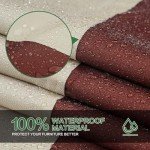 Waterproof L-Shape Garden Chair Covers - 600D Heavy Duty