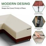 Waterproof L-Shape Garden Chair Covers - 600D Heavy Duty