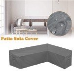 Heavy Duty Waterproof L-Shaped Patio Sofa Cover
