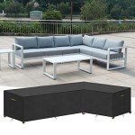 Waterproof L-Shaped Garden Sofa Cover 270x216 cm