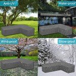Waterproof Heavy Duty L-Shape Garden Chair Cover