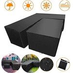 Waterproof L Shape Outdoor Patio Chair Covers
