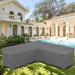 Waterproof Heavy Duty L-Shape Garden Chair Cover