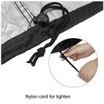 Waterproof L Shaped Garden Furniture Cover Black
