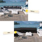 Waterproof L Shape Outdoor Patio Chair Covers