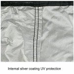 Waterproof L Shaped Garden Furniture Cover Black