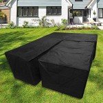 Waterproof L Shape Outdoor Patio Chair Covers