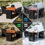 Waterproof Heavy Duty Garden Chair Covers 120x80cm