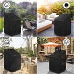 Waterproof Outdoor Garden Chair Cover - Black