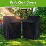 Waterproof Oxford Garden Chair Cover - 1 Pack