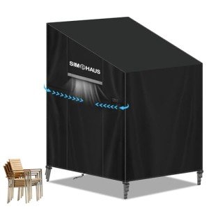 Waterproof Stacking Garden Chair Covers, 420D Oxford