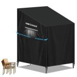 Waterproof Stacking Garden Chair Covers, 420D Oxford