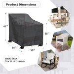 Waterproof Garden Chair Cover with Drawstring