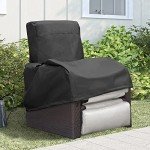 Heavy Duty Waterproof Garden Chair Covers, Black