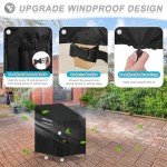 Waterproof Stacking Garden Chair Covers, 420D Oxford
