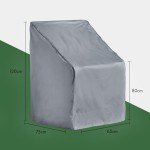 Premium Waterproof Garden Chair Cover, Heavy Duty