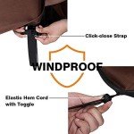 Large Waterproof Patio Chair Covers - 2 Pack
