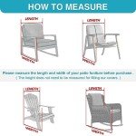 Waterproof Garden Chair Covers - 2 Pack