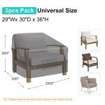 Waterproof Patio Chair Covers – Heavy Duty, 2 Pack