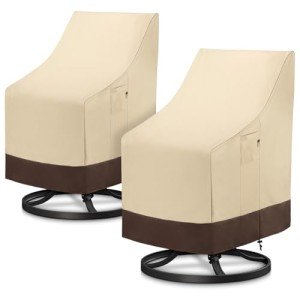 Waterproof High Back Chair Covers – 2 Pack