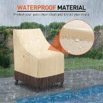 Waterproof High Back Chair Covers – 2 Pack