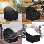 Heavy Duty Waterproof Adirondack Chair Cover - Black
