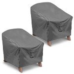 Heavy Duty Waterproof Adirondack Chair Covers - 2 Pack