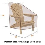Heavy Duty Waterproof Adirondack Chair Covers - 2 Pack